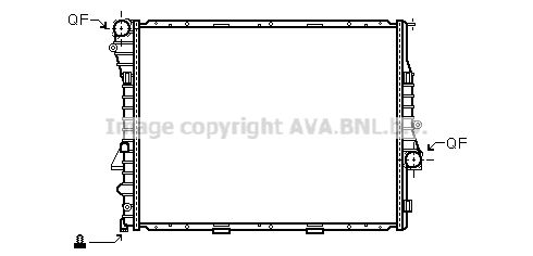 AVA QUALITY COOLING Radiaator,mootorijahutus BWA2274